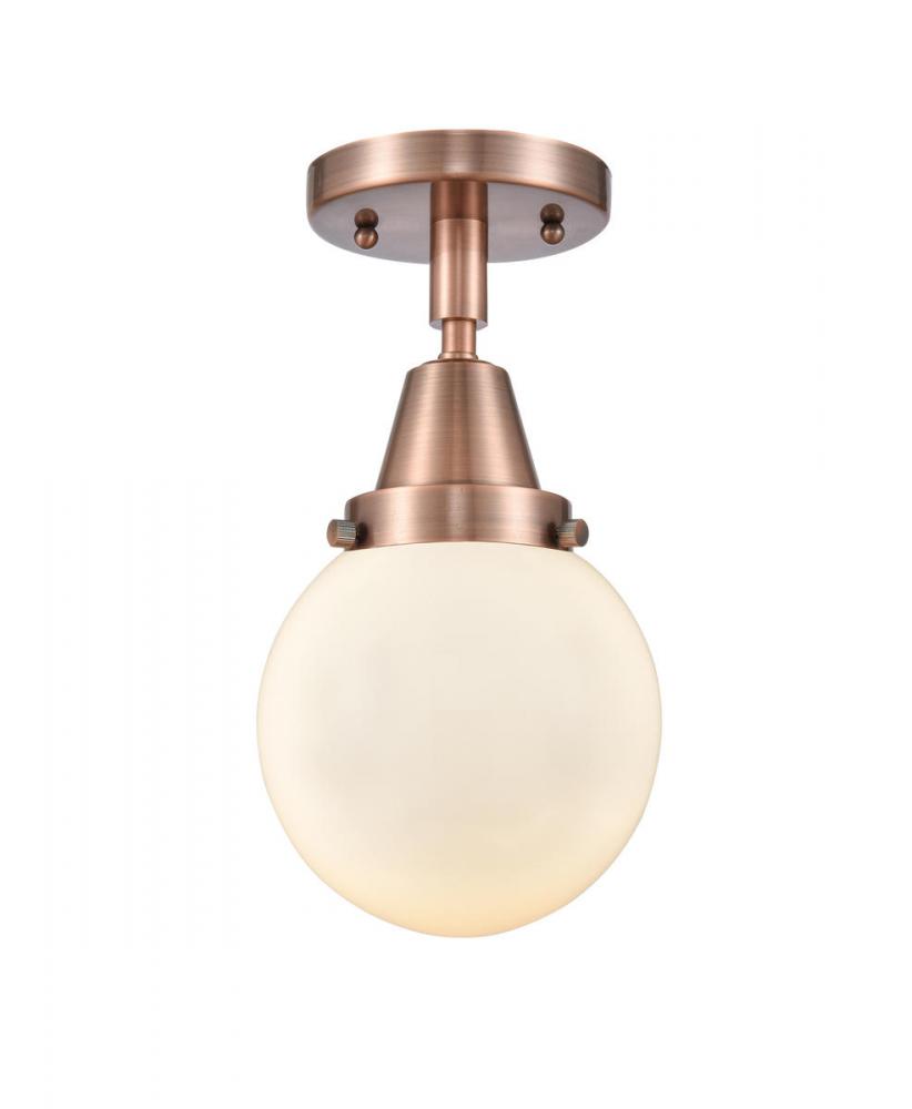 Beacon - 1 Light - 6 inch - Antique Copper - Semi-Flush Mount