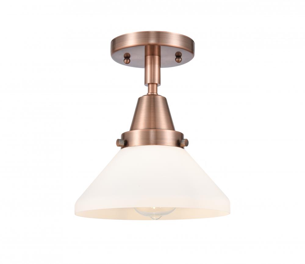 Caden - 1 Light - 8 inch - Antique Copper - Semi-Flush Mount