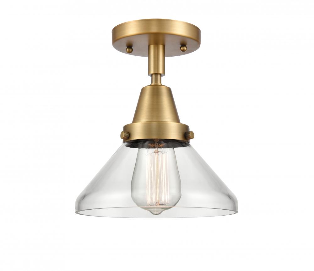 Caden - 1 Light - 8 inch - Brushed Brass - Semi-Flush Mount