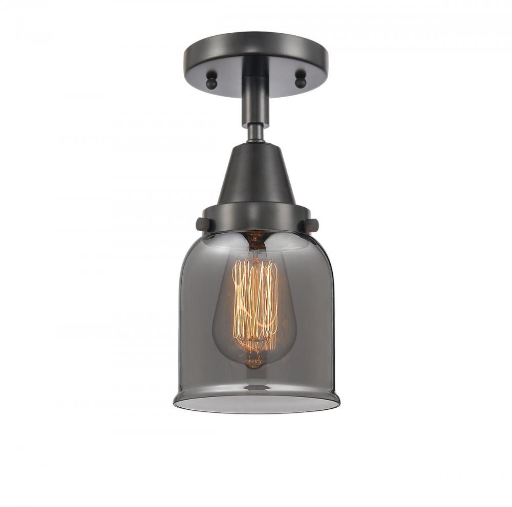 Bell - 1 Light - 5 inch - Matte Black - Semi-Flush Mount