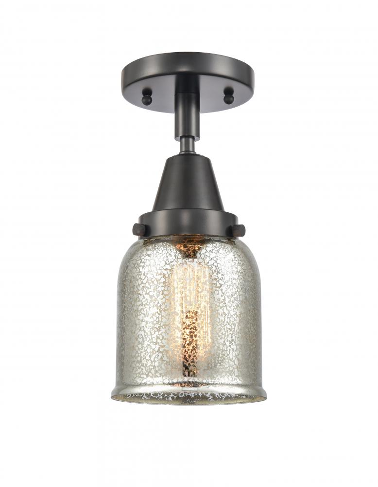 Bell - 1 Light - 5 inch - Matte Black - Semi-Flush Mount