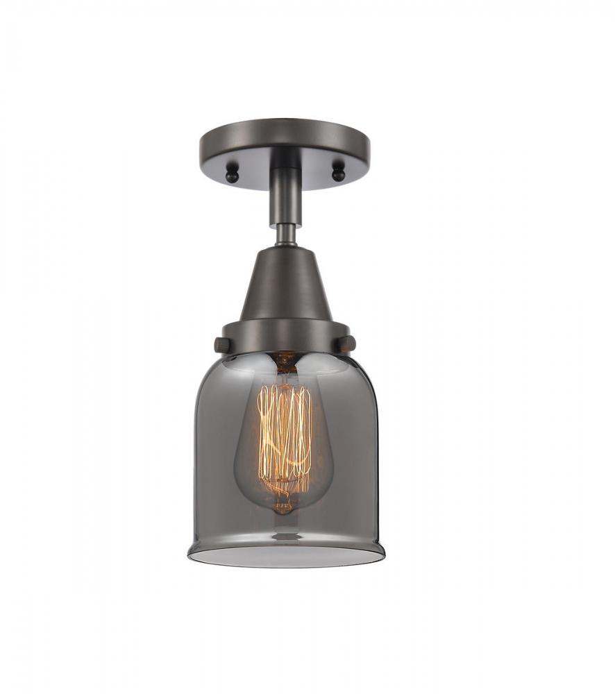 Bell - 1 Light - 5 inch - Oil Rubbed Bronze - Semi-Flush Mount