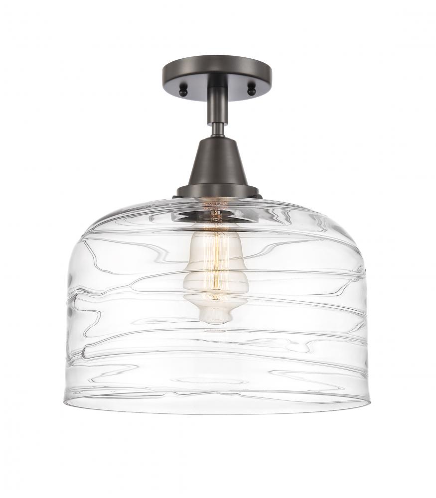 Bell - 1 Light - 12 inch - Oil Rubbed Bronze - Semi-Flush Mount