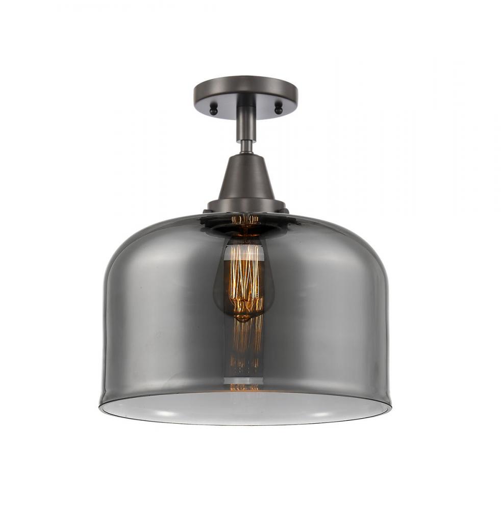 Bell - 1 Light - 12 inch - Oil Rubbed Bronze - Semi-Flush Mount