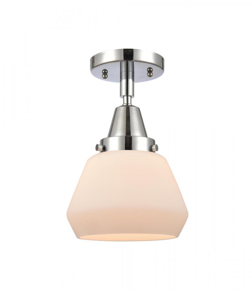 Fulton - 1 Light - 7 inch - Polished Chrome - Semi-Flush Mount