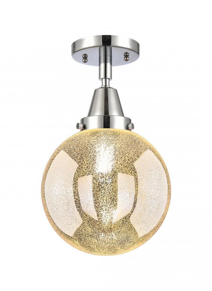 Beacon - 1 Light - 8 inch - Polished Chrome - Flush Mount