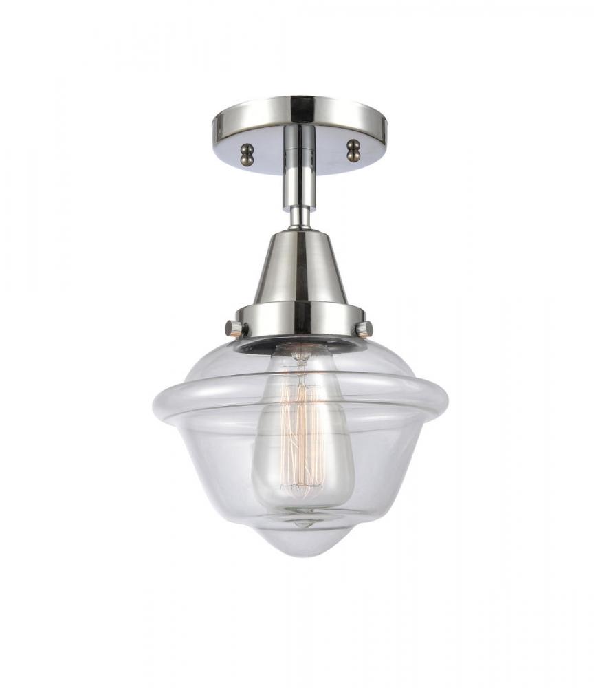 Oxford - 1 Light - 8 inch - Polished Chrome - Semi-Flush Mount
