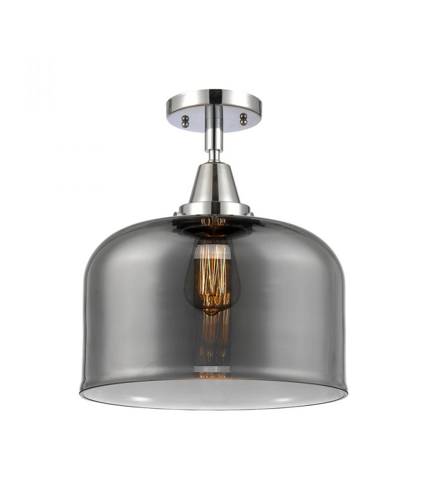 Bell - 1 Light - 12 inch - Polished Chrome - Semi-Flush Mount