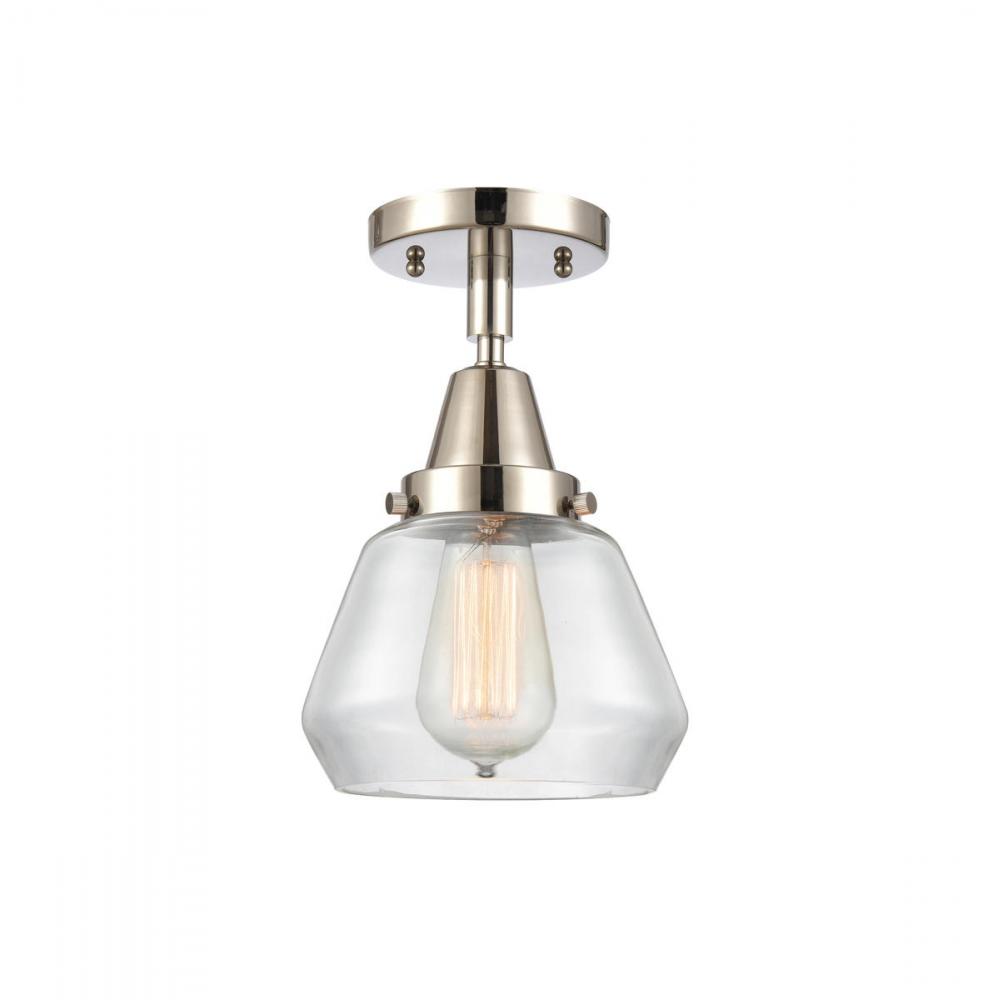 Fulton - 1 Light - 7 inch - Polished Nickel - Semi-Flush Mount