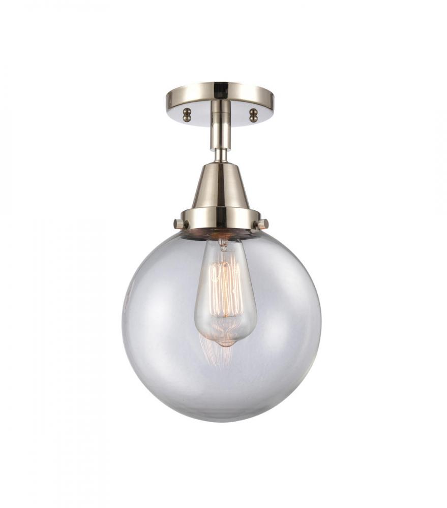 Beacon - 1 Light - 8 inch - Polished Nickel - Semi-Flush Mount