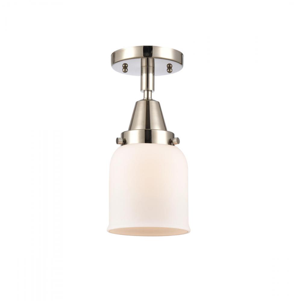 Bell - 1 Light - 5 inch - Polished Nickel - Semi-Flush Mount