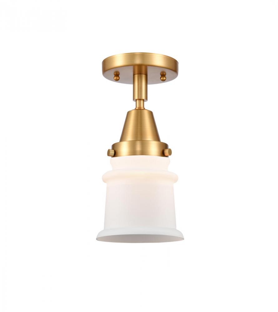 Canton - 1 Light - 6 inch - Satin Gold - Semi-Flush Mount