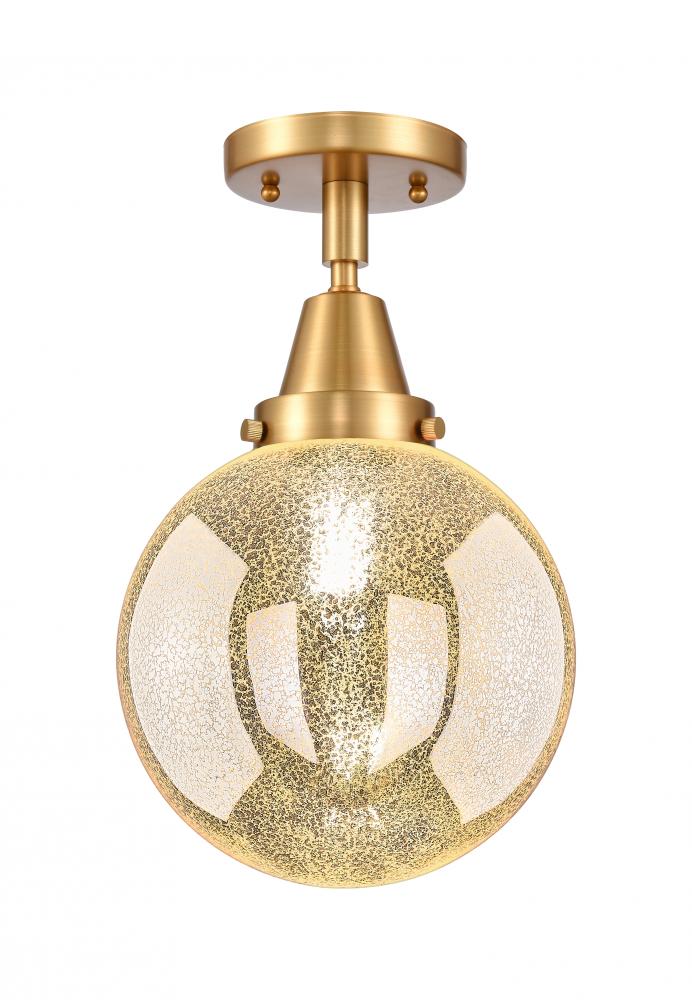 Beacon - 1 Light - 8 inch - Satin Gold - Flush Mount