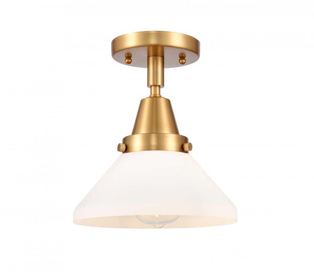 Caden - 1 Light - 8 inch - Satin Gold - Semi-Flush Mount