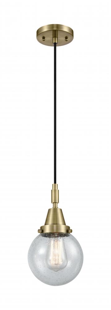 Beacon - 1 Light - 6 inch - Antique Brass - Mini Pendant