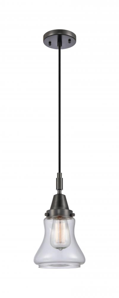Bellmont - 1 Light - 7 inch - Matte Black - Mini Pendant