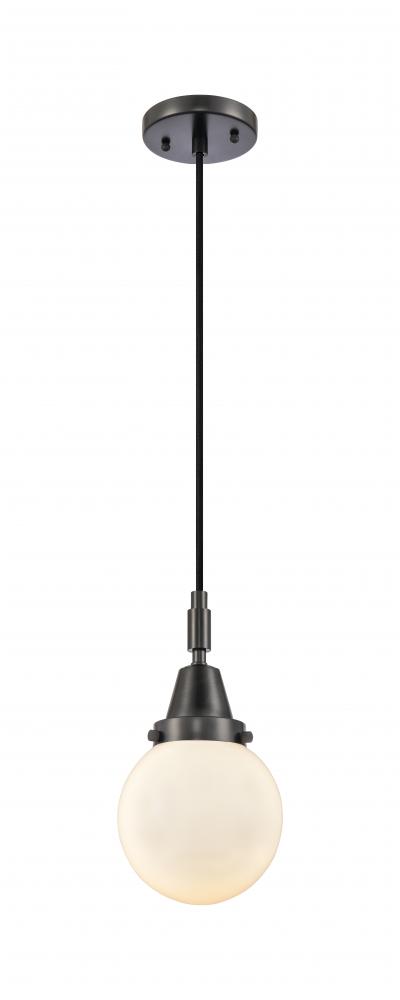 Beacon - 1 Light - 6 inch - Matte Black - Mini Pendant