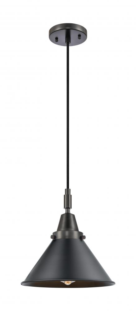 Briarcliff - 1 Light - 10 inch - Matte Black - Mini Pendant