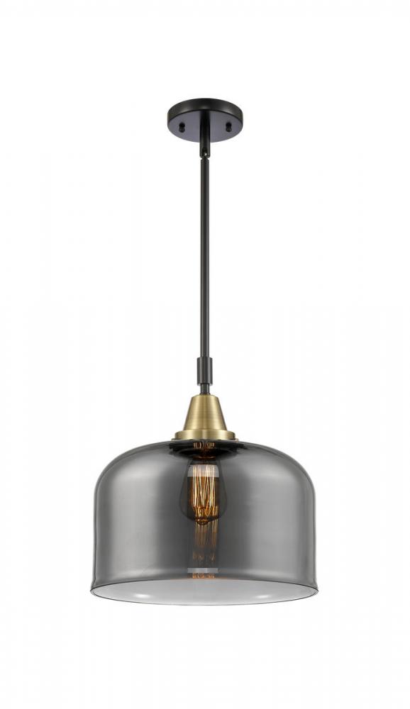 Bell - 1 Light - 12 inch - Black Antique Brass - Mini Pendant