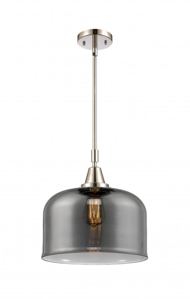 Bell - 1 Light - 12 inch - Polished Nickel - Mini Pendant