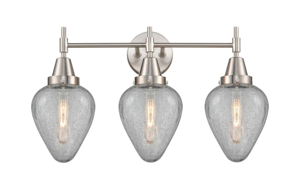 Geneseo - 3 Light - 25 inch - Satin Nickel - Bath Vanity Light