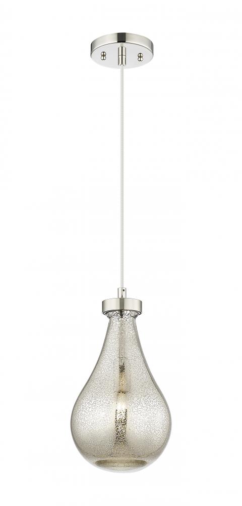 Owego - 1 Light - 5 inch - Polished Nickel - Pendant