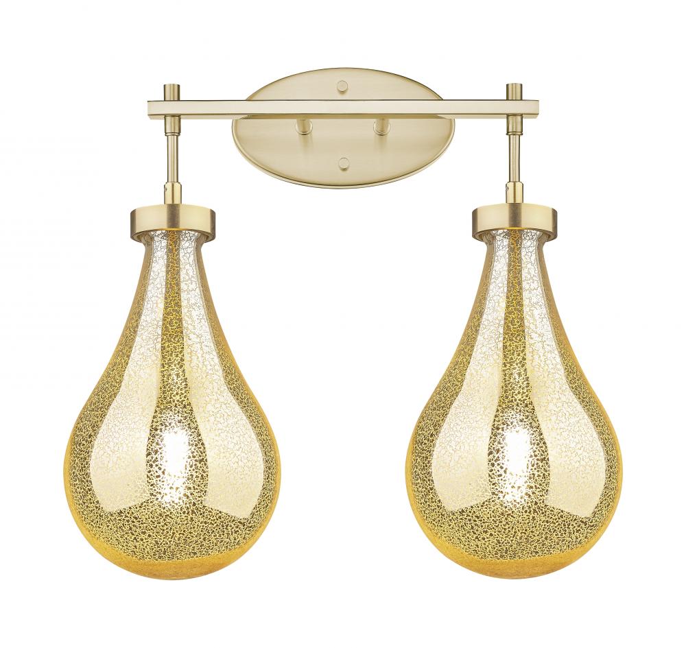 Owego - 2 Light - 17 inch - Champagne Bronze - Bath Vanity Light