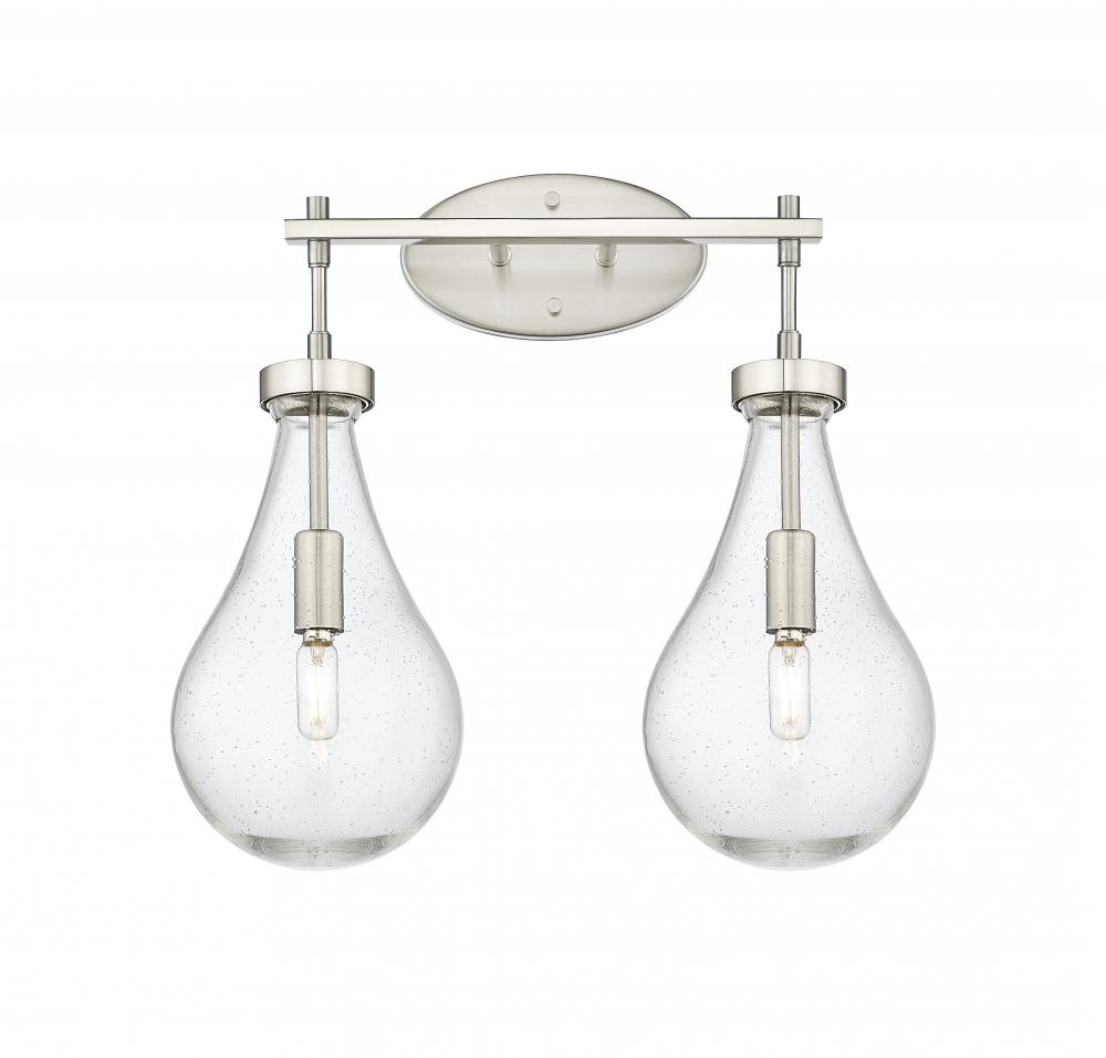 Owego - 2 Light - 17 inch - Satin Nickel - Bath Vanity Light