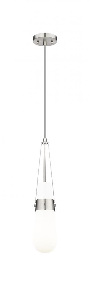 Milan - 1 Light - 4 inch - Satin Nickel - Pendant