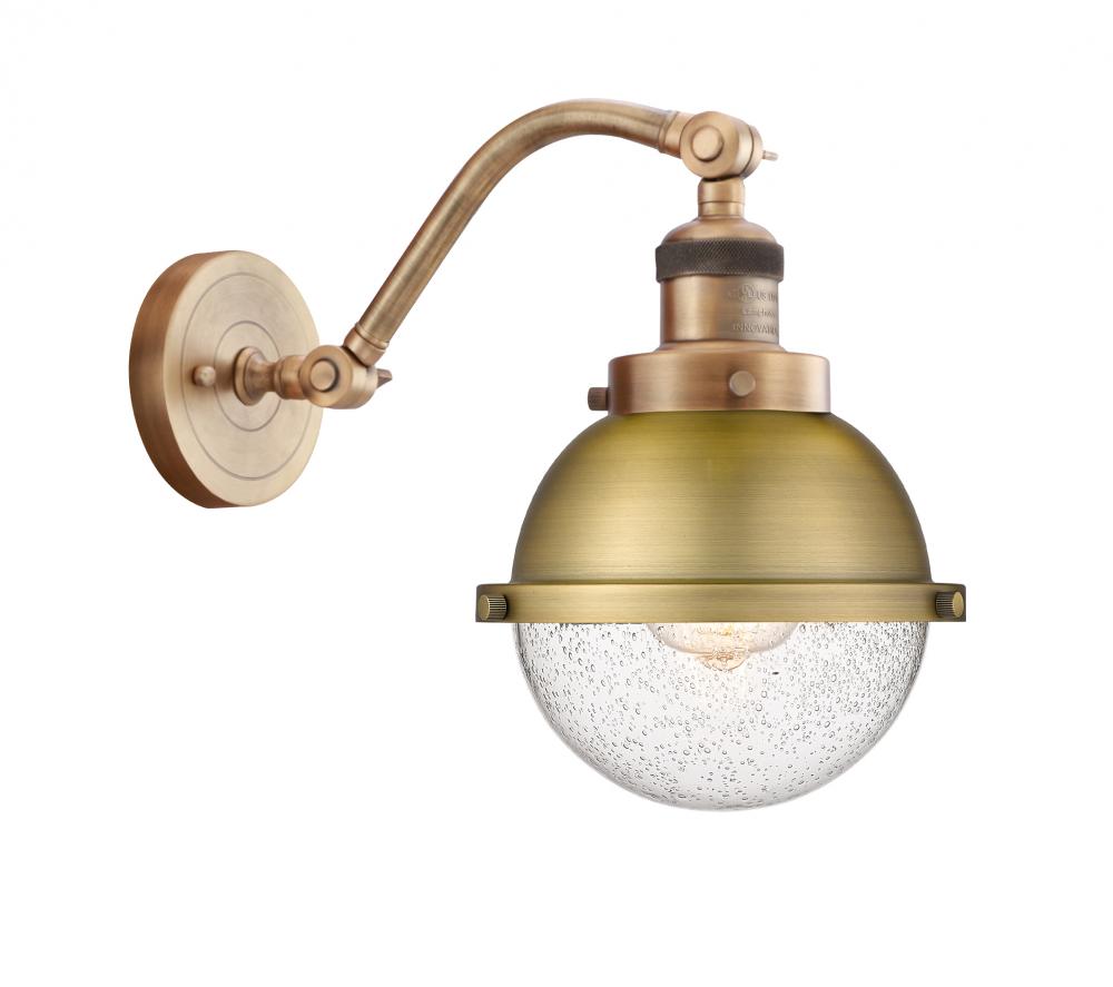 Hampden - 1 Light - 7 inch - Brushed Brass - Adjustable Sconce