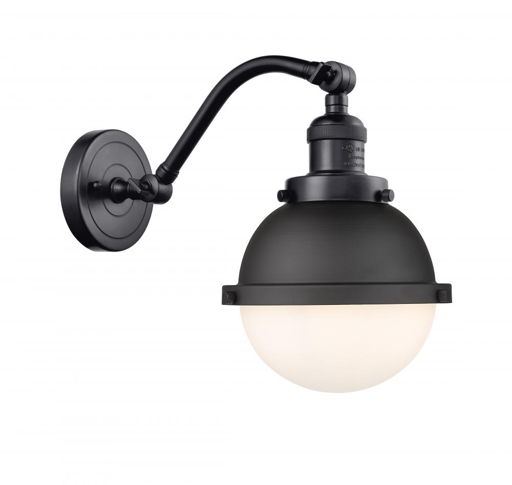 Hampden - 1 Light - 7 inch - Matte Black - Adjustable Sconce