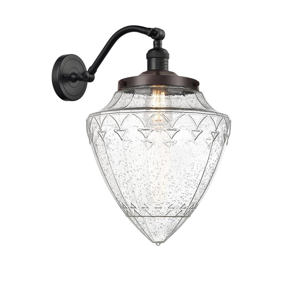 Bullet - 1 Light - 12 inch - Oil Rubbed Bronze - Adjustable Sconce