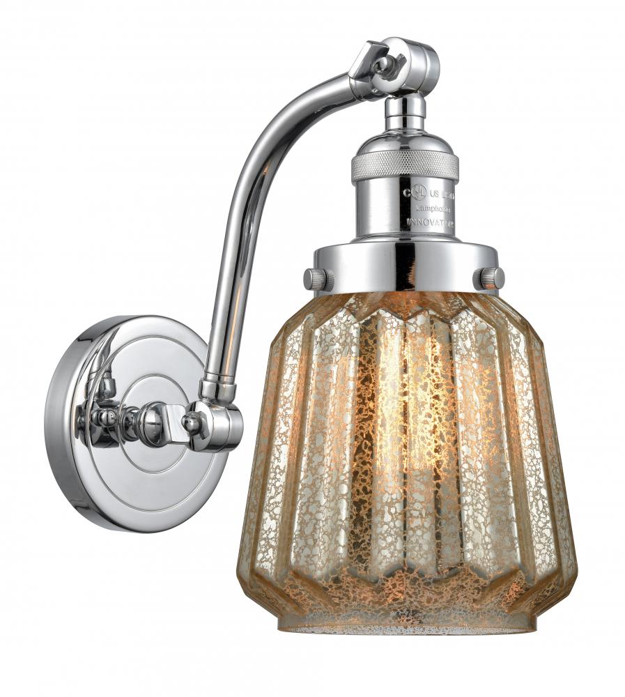 Chatham - 1 Light - 7 inch - Polished Chrome - Adjustable Sconce