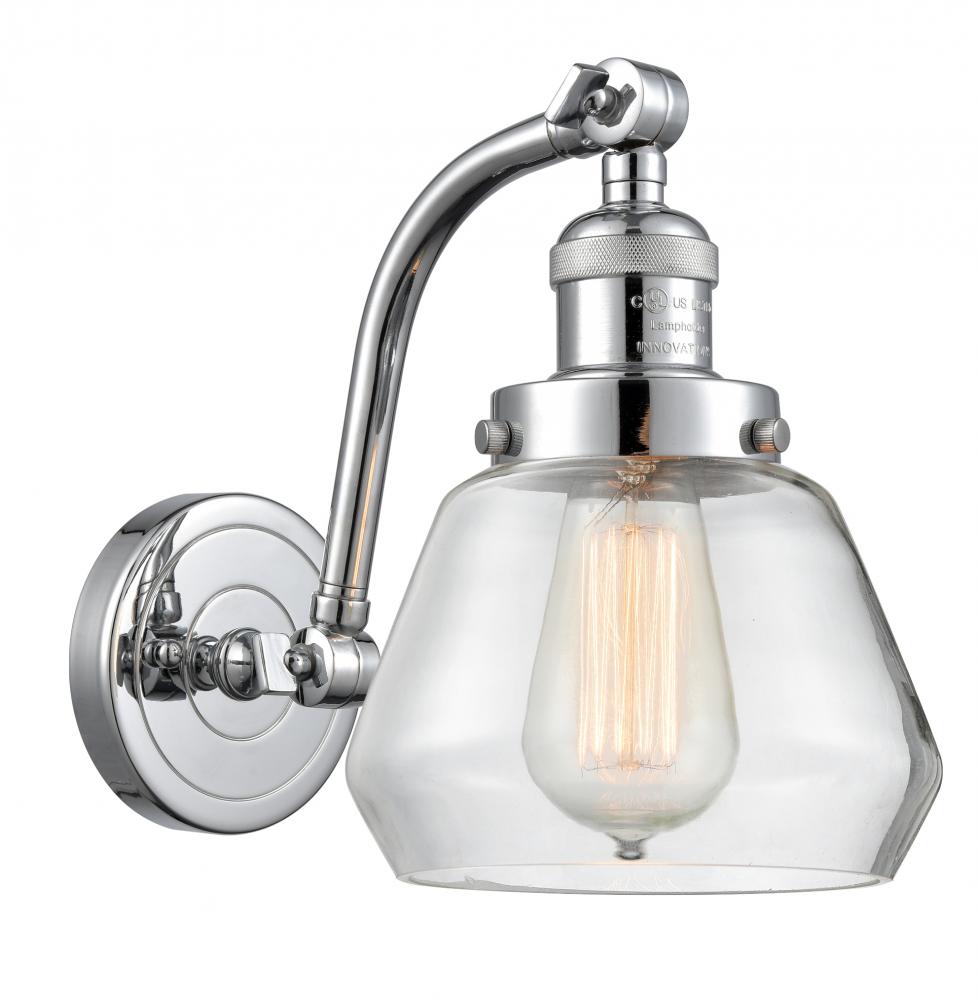 Fulton - 1 Light - 7 inch - Polished Chrome - Adjustable Sconce