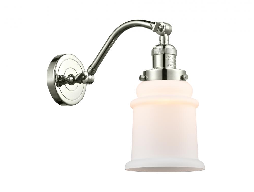 Canton - 1 Light - 6 inch - Polished Nickel - Adjustable Sconce