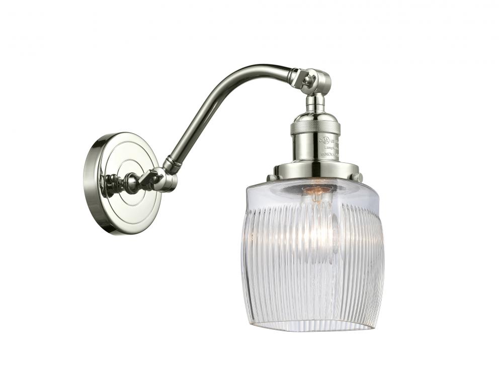 Colton - 1 Light - 6 inch - Polished Nickel - Adjustable Sconce