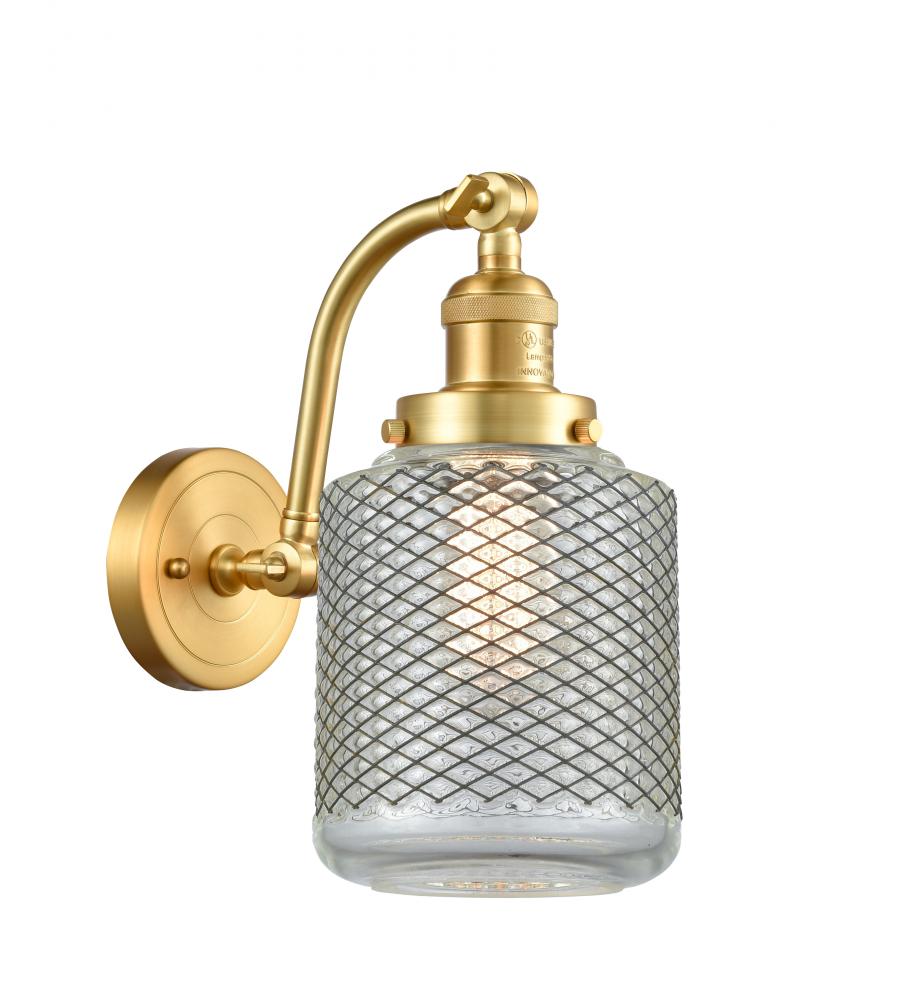 Stanton - 1 Light - 6 inch - Satin Gold - Adjustable Sconce