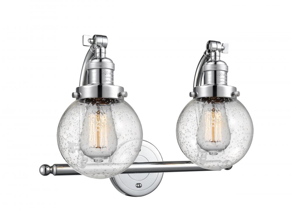 Beacon - 2 Light - 16 inch - Polished Chrome - Adjustable Bath Vanity Light