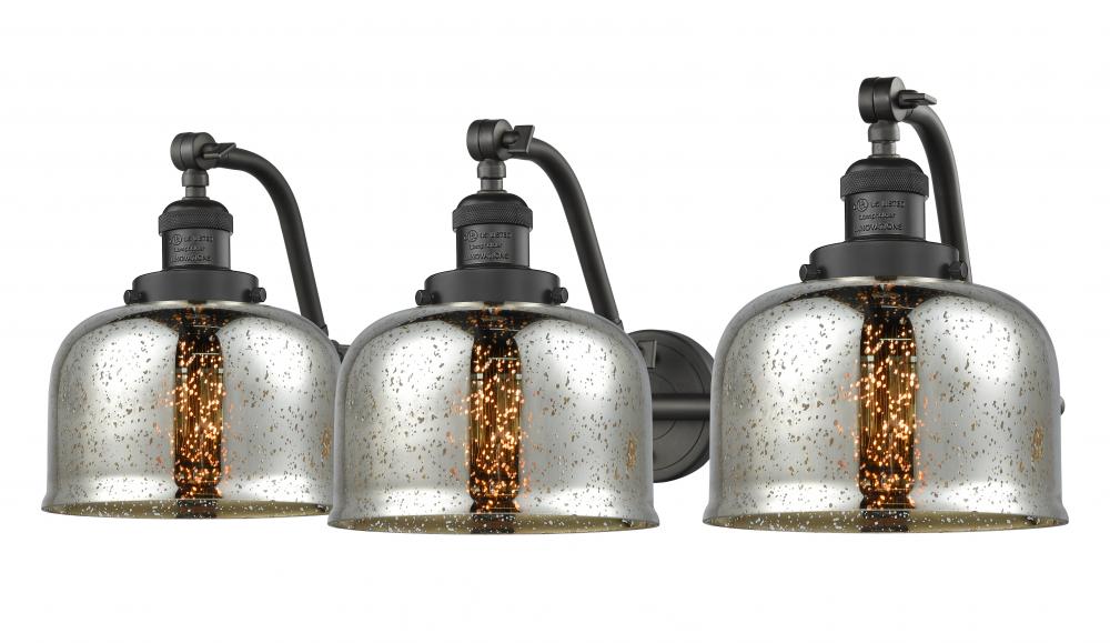 Bell - 3 Light - 28 inch - Oil Rubbed Bronze - Adjustable Bath Vanity Light