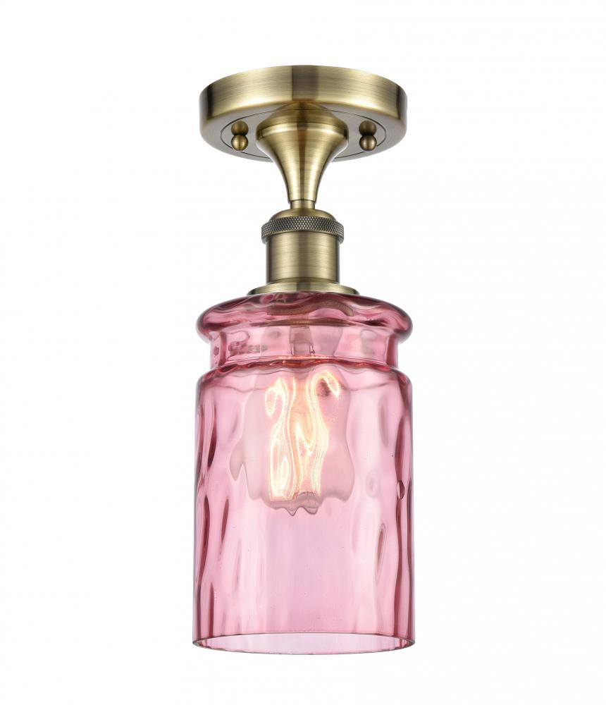 Candor 1 Light Semi-Flush Mount