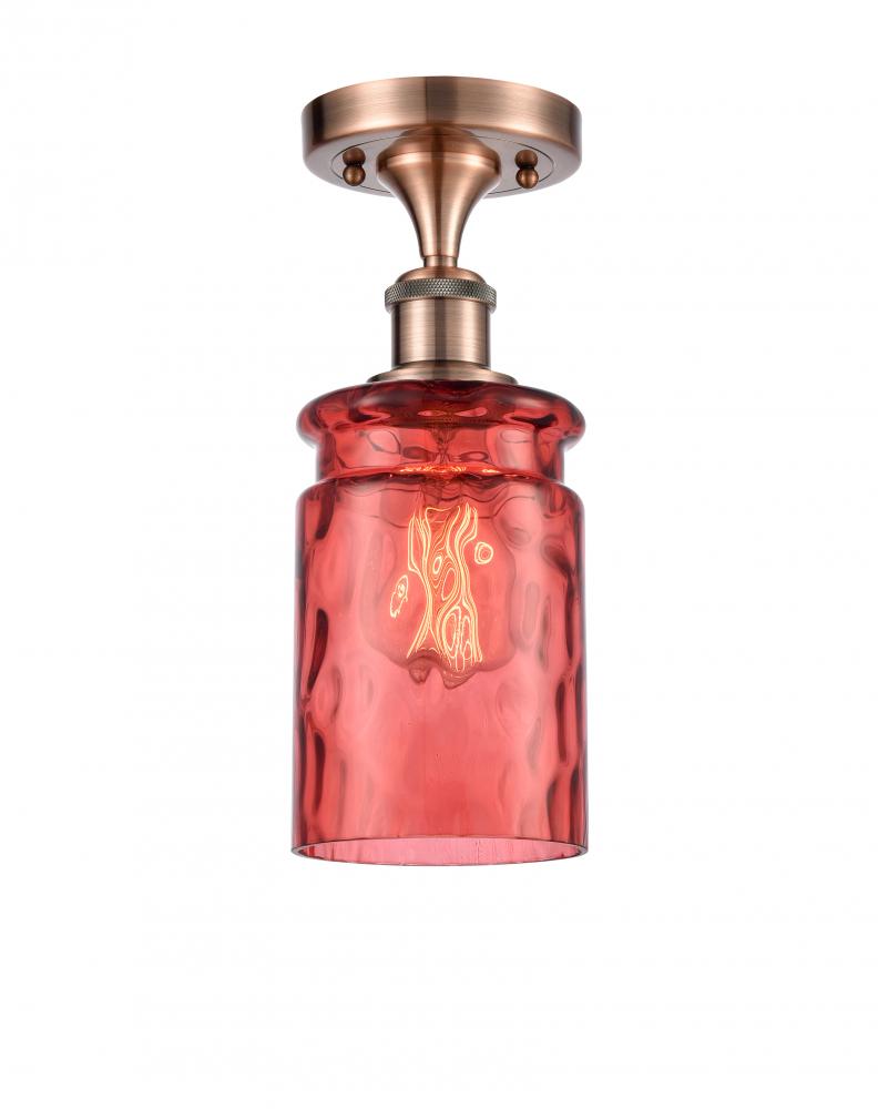 Candor 1 Light Semi-Flush Mount