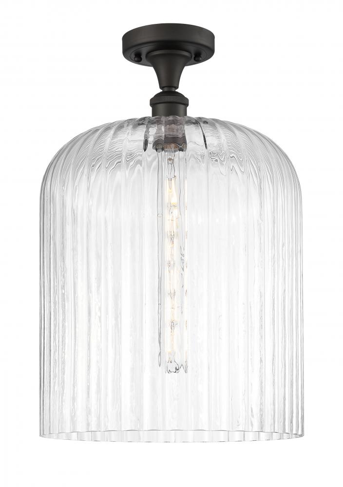 Bridal Veil - 1 Light - 5 inch - Oil Rubbed Bronze - Semi-Flush Mount