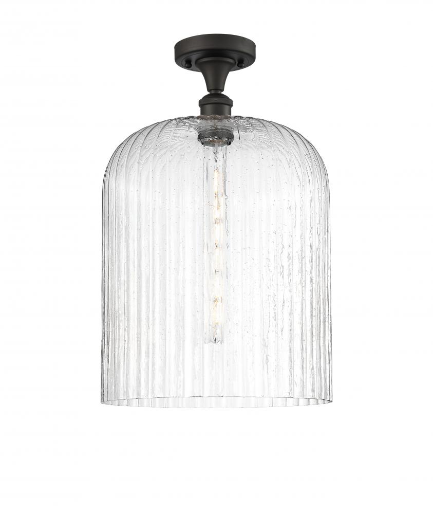 Bridal Veil - 1 Light - 5 inch - Oil Rubbed Bronze - Semi-Flush Mount