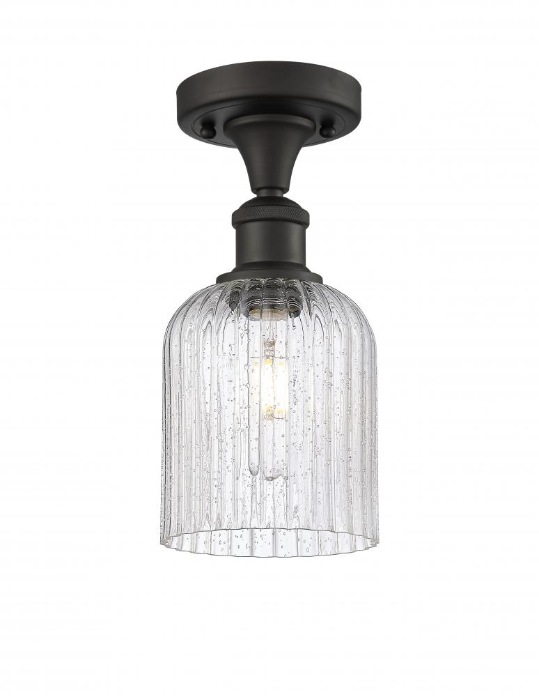 Bridal Veil - 1 Light - 5 inch - Oil Rubbed Bronze - Semi-Flush Mount