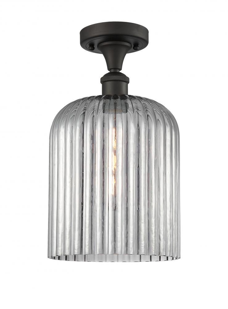 Bridal Veil - 1 Light - 5 inch - Oil Rubbed Bronze - Semi-Flush Mount