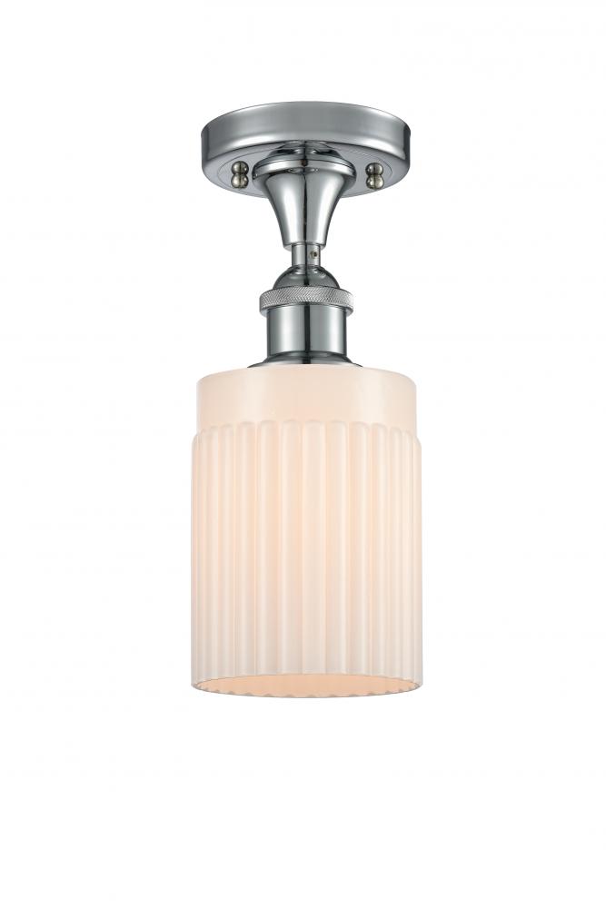 Hadley - 1 Light - 5 inch - Polished Chrome - Semi-Flush Mount