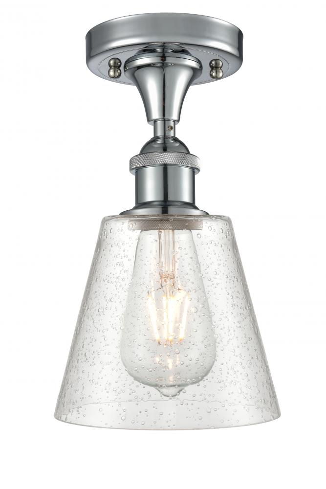 Caton - 1 Light - 5 inch - Polished Chrome - Semi-Flush Mount