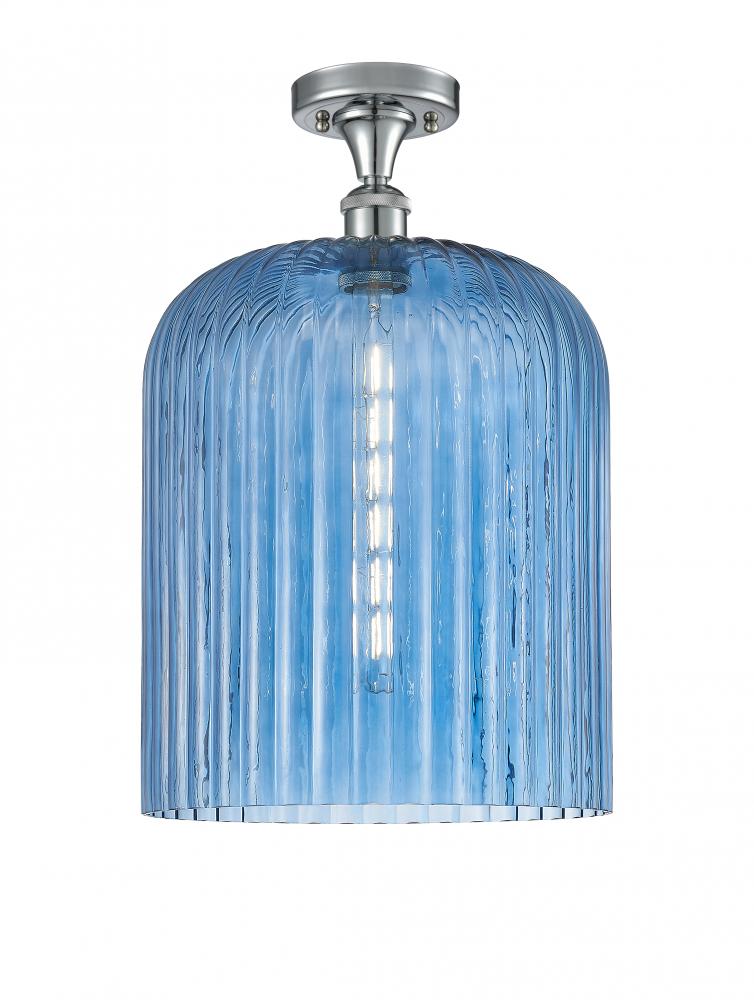 Bridal Veil - 1 Light - 5 inch - Polished Chrome - Semi-Flush Mount