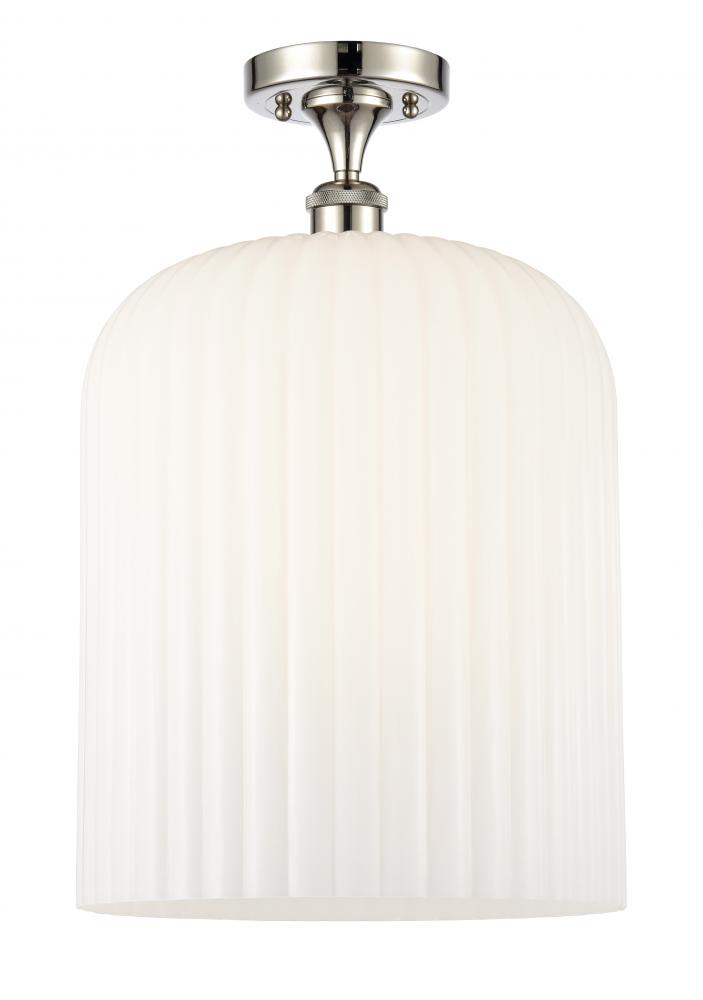 Bridal Veil - 1 Light - 5 inch - Polished Nickel - Semi-Flush Mount