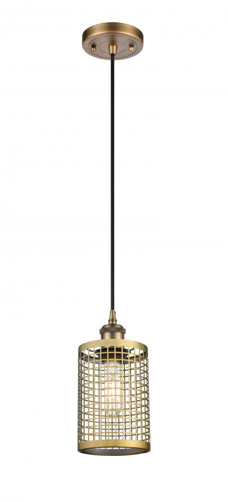 Nestbrook - 1 Light - 5 inch - Brushed Brass - Mini Pendant